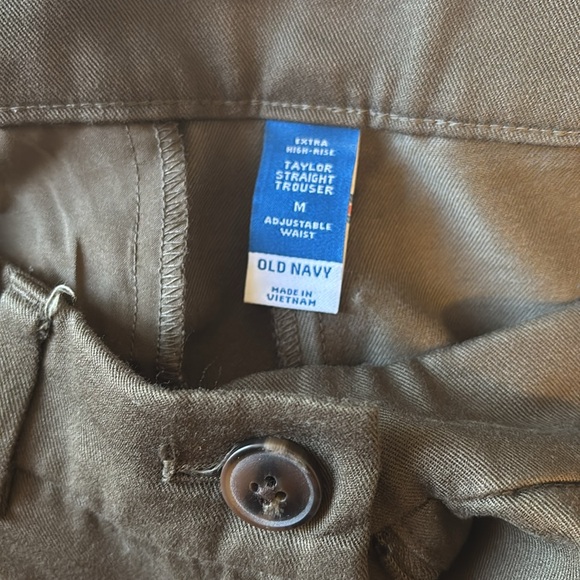 Olive Old Navy Cargo Trousers - Picture 2 of 6
